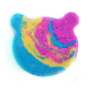Rainbow Teddy Bear Face Bath Bomb
